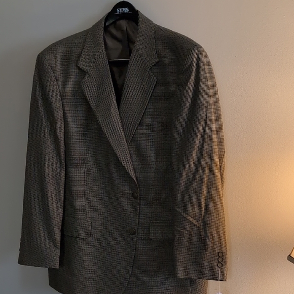 Men's Croft And Barrow Plaid Blazer - Picture 1 of 10